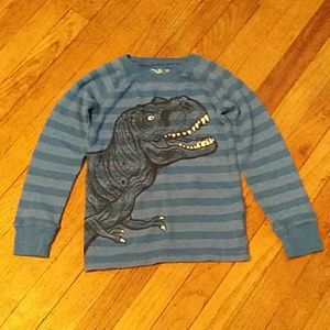 Boy's long sleeve thermal T-shirt size 5 dino
